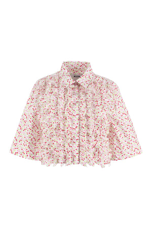 Printed cotton shirt-0